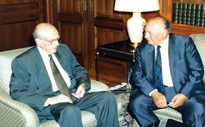 1995 : Ανδρέας Παπανδρέου και Γλαύκος Κληρίδης